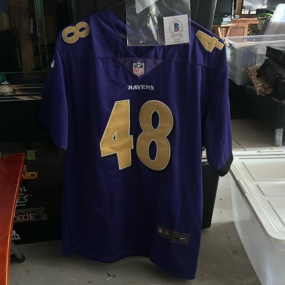 Signed Patrick Queen #48 Ravens Jersey - Picture 1 of 5